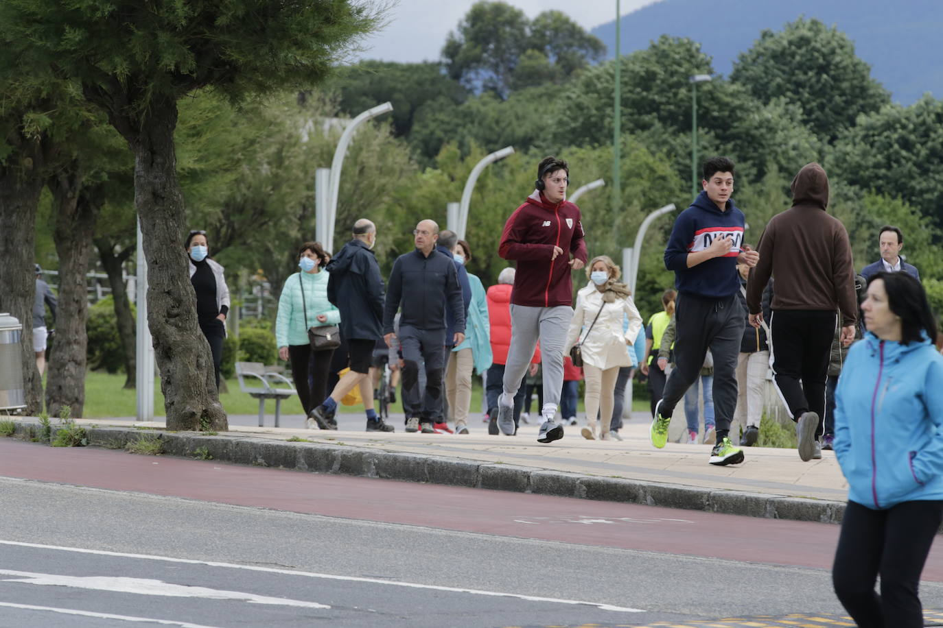 Paseo de Ereaga este miércoles.