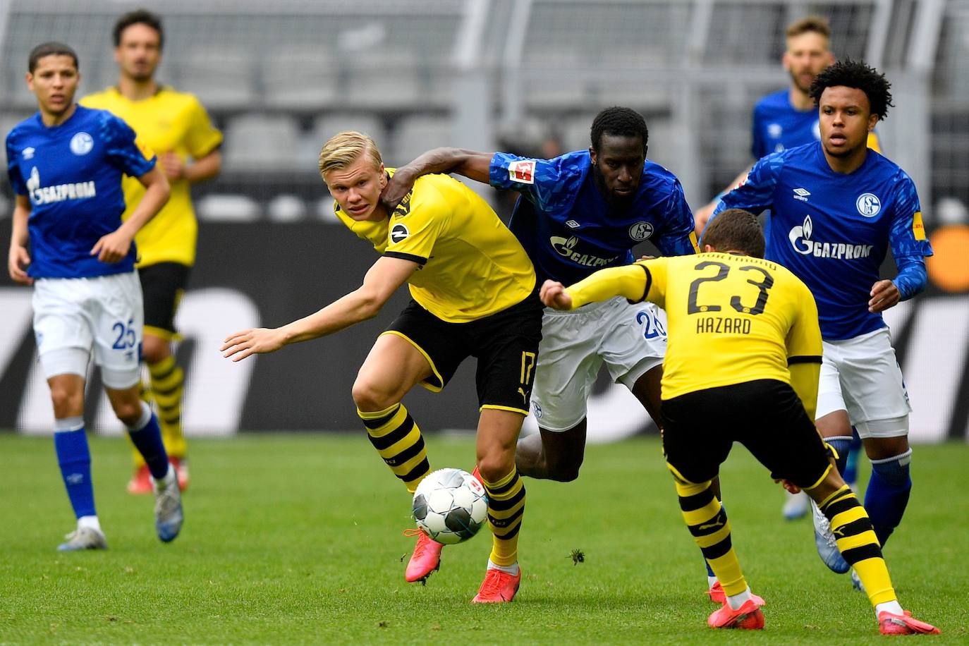 Partido del Borussia Dortmund contra el Schalke 04