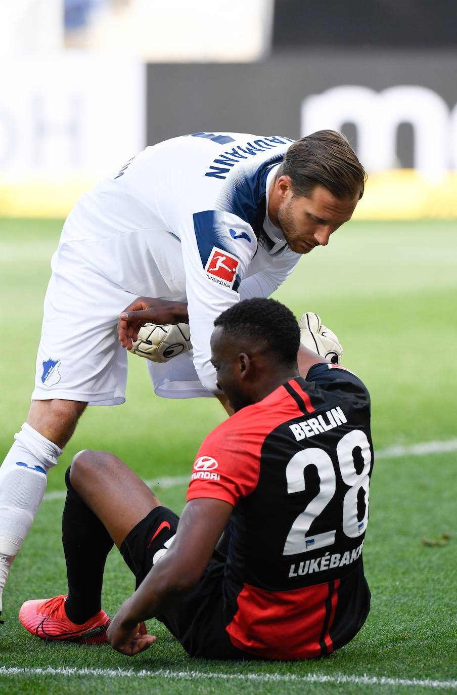 Partido entre el Hoffenheim y el Hertha Berlín.