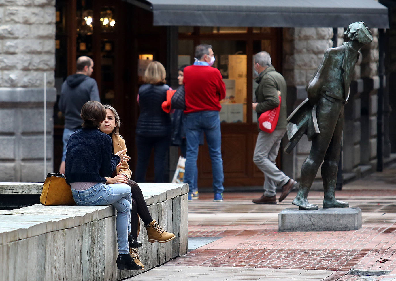 La calle Diputación en Bilbao.