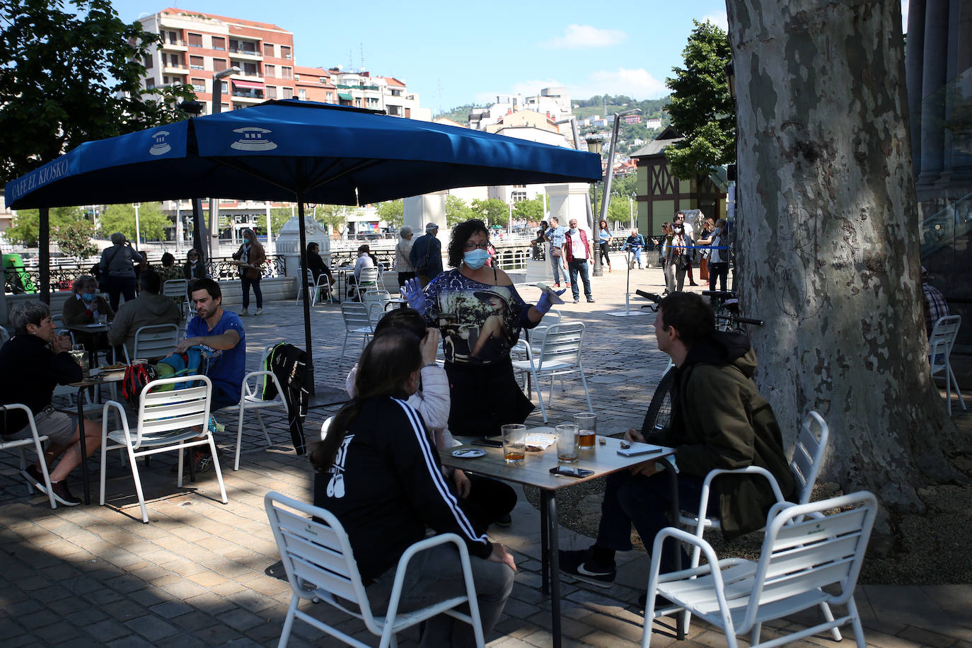 Terrazas el Arenal de Bilbao.