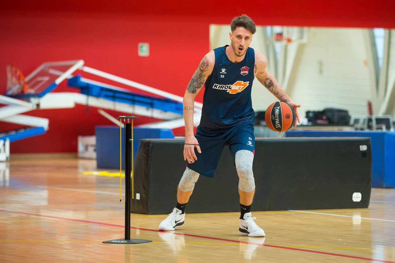 Fotos: El entrenamiento del Baskonia de este martes