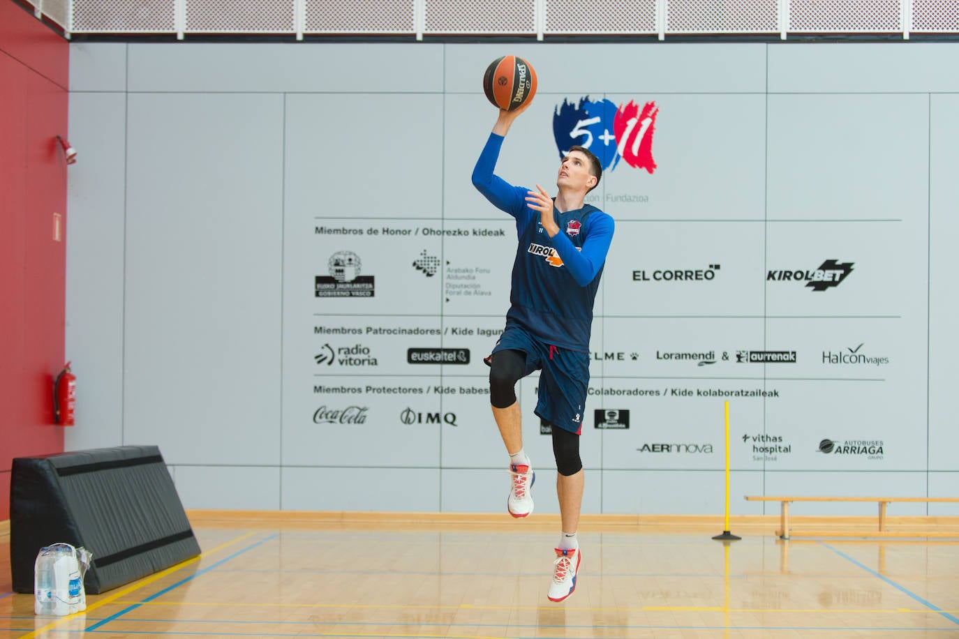 Fotos: El entrenamiento del Baskonia de este martes