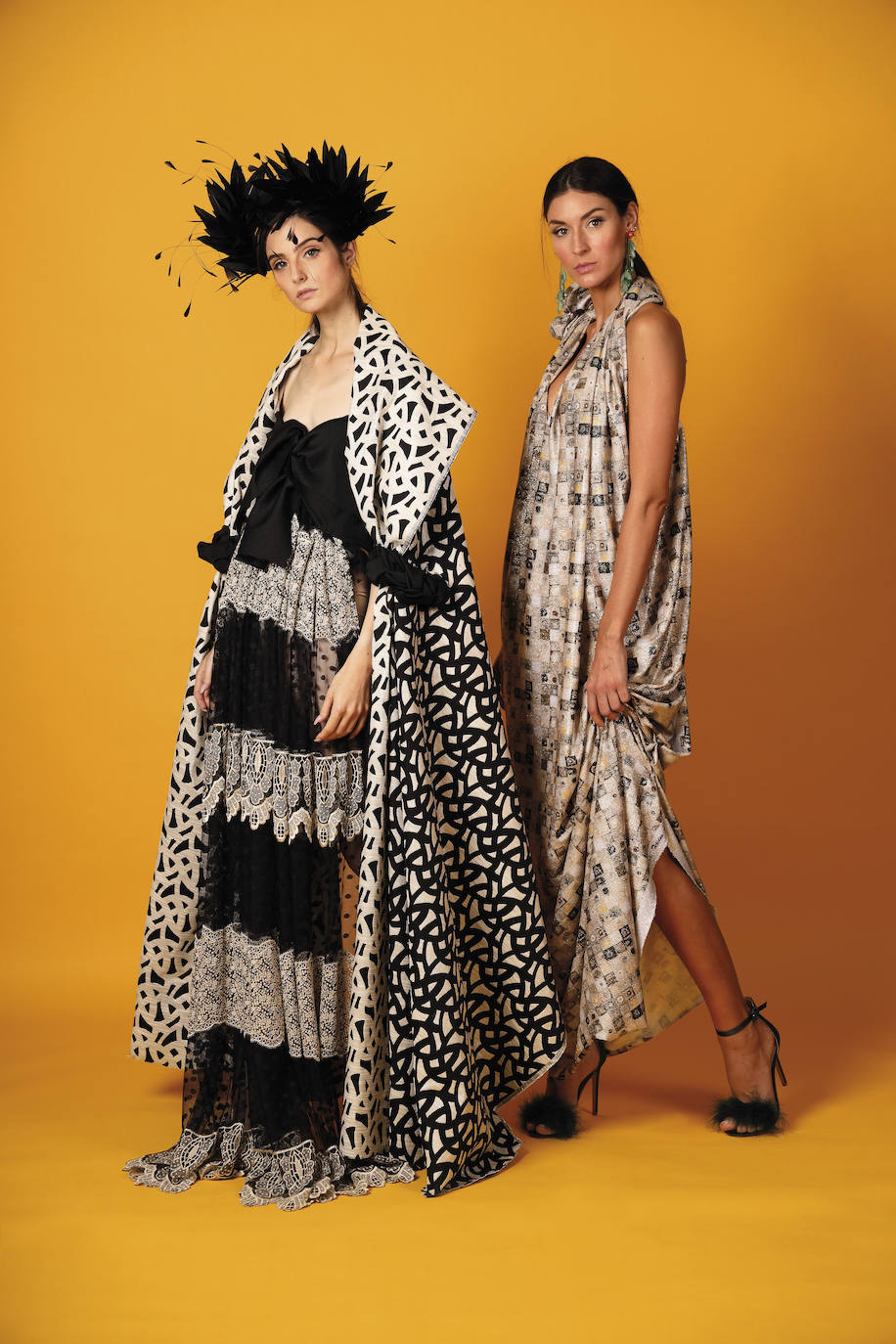 Fotos: Esto es lo que pasa cuando se sustituyen los maniquíes por la puesta en escena improvisada de tres diseñadores vizcaínos