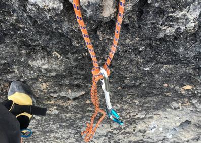 Imagen secundaria 1 - Detalles de la escalada. 