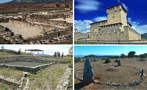 La Hoya, la Torre de los Varona, Iruña Veleia y Legaire. 