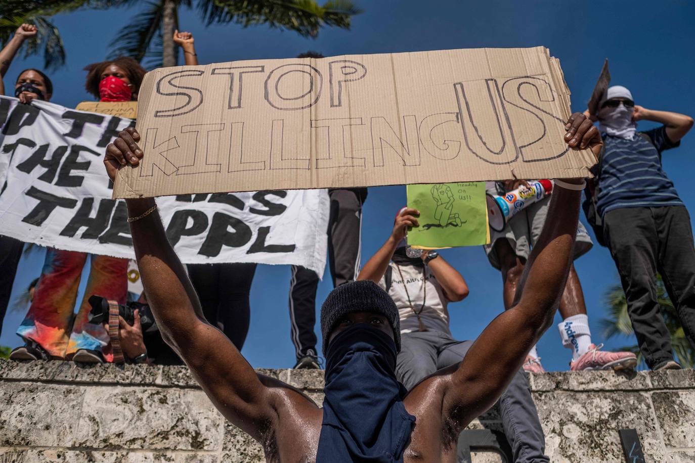 Fotos: Así ha sido la reacción mundial al asesinato de George Floyd