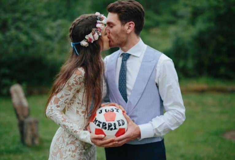 Fotos: Así fue la boda de Ibai Gómez e Ingrid Betancor