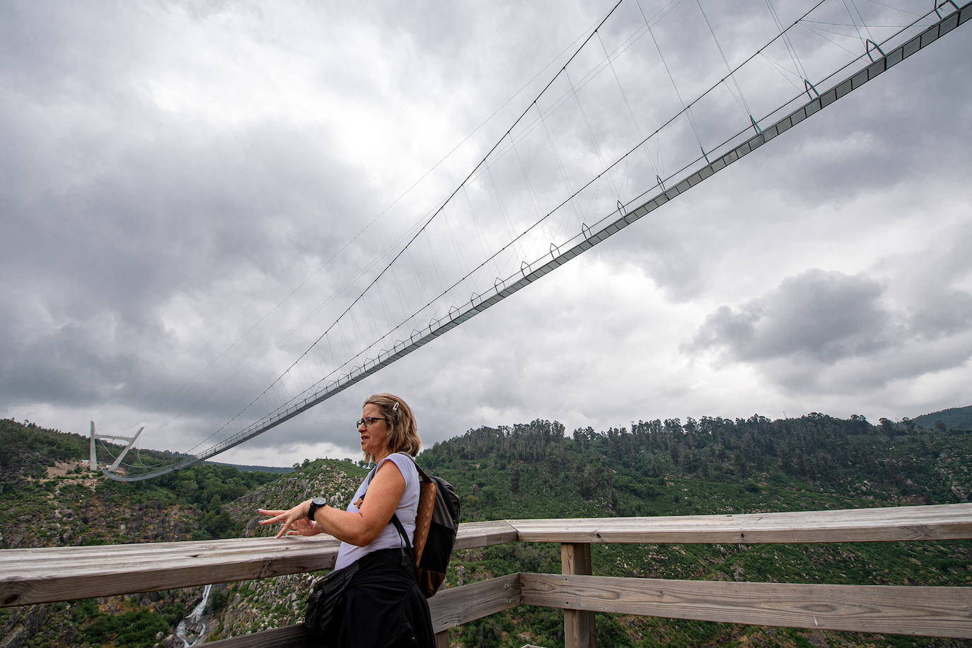 Fotos: El puente peatonal suspendido más grande del mundo