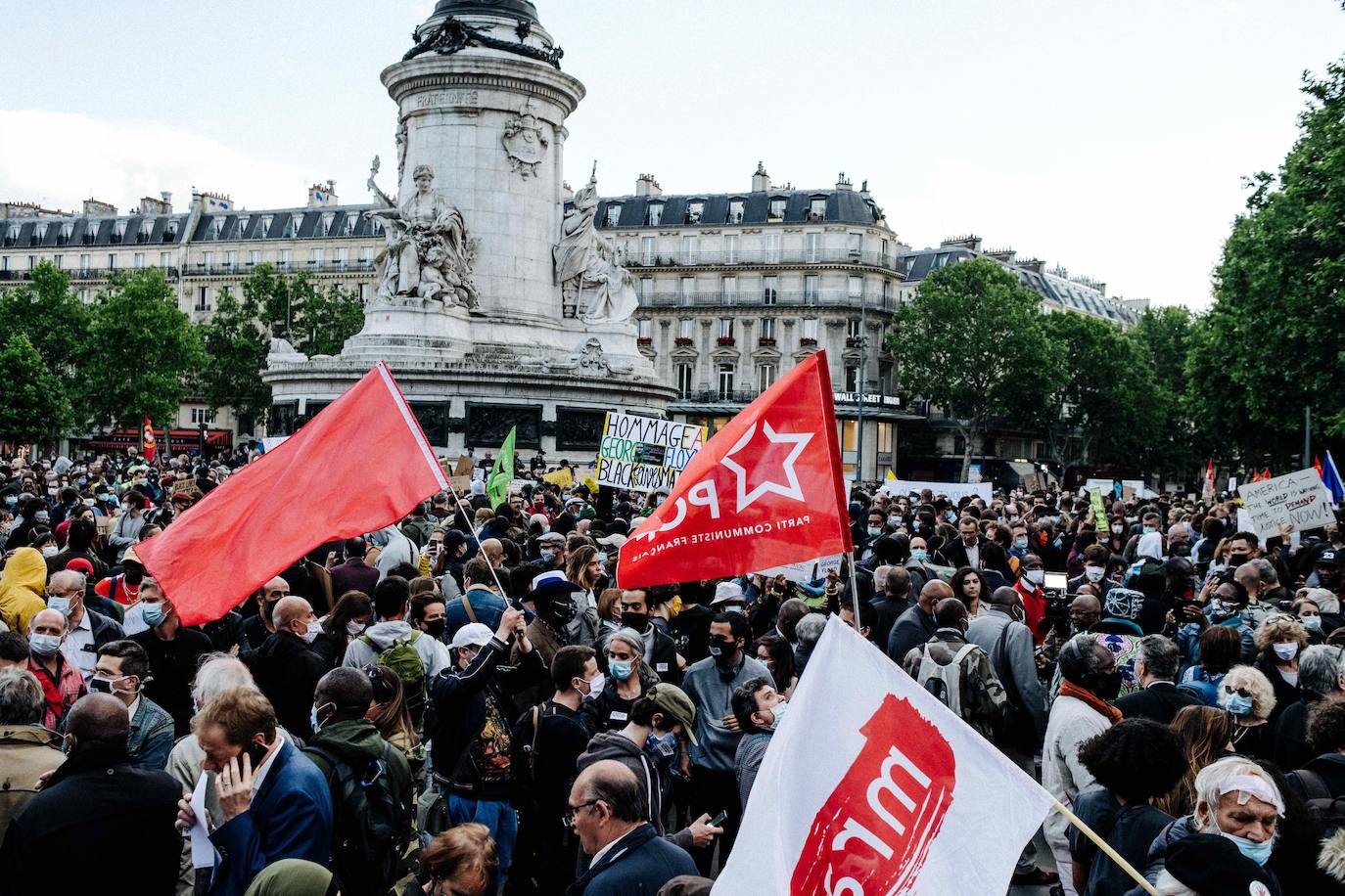 Fotos: Emotiva despedida a George Floyd