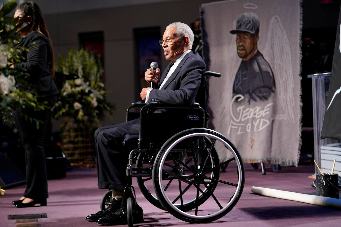 Fotos: Emotiva despedida a George Floyd