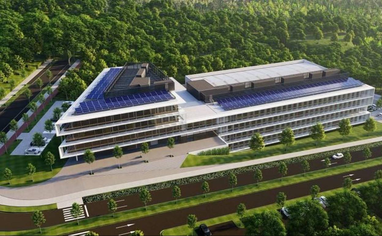 Así serña el edificio que se proyecta. 