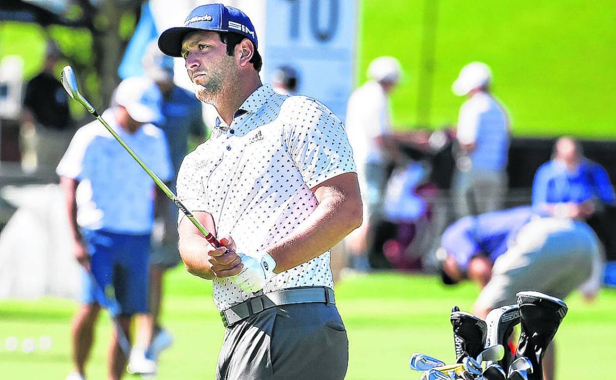 El trabajo de gimnasio ha afilado a un Jon Rahm que se siente bien de cuerpo y mente. 