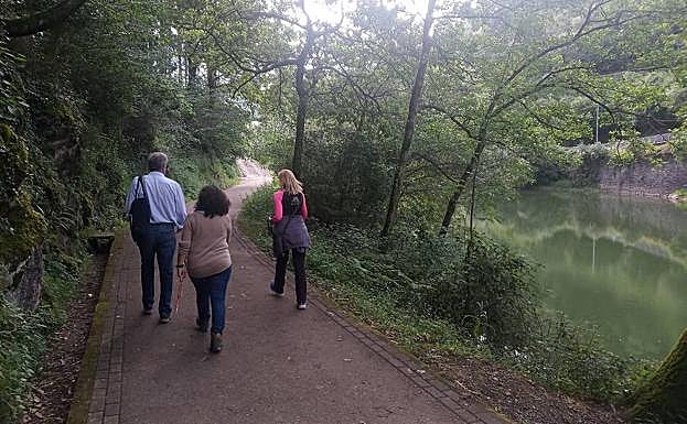 Bidegorri del embalse de Gorostiza.