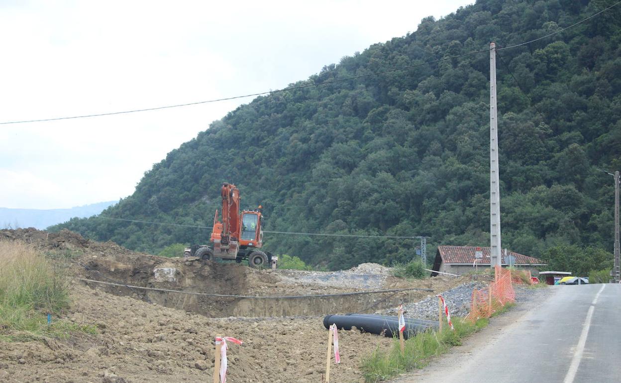 Las obras en la Venta de los Aires preocupan a los vecinos. S. E.