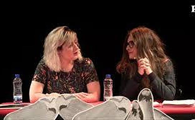 Lucía Lijtmaer eta Isabel Calderón 'Deforme semanal'-en programa batean.