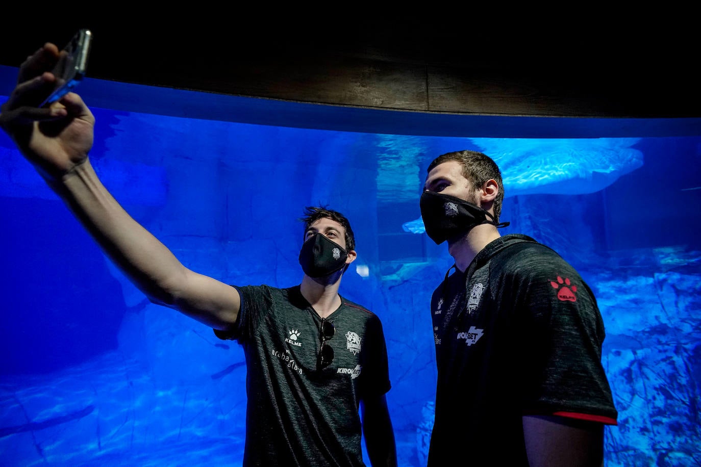 Fotos: El Baskonia visita el Oceanogràfic de Valencia