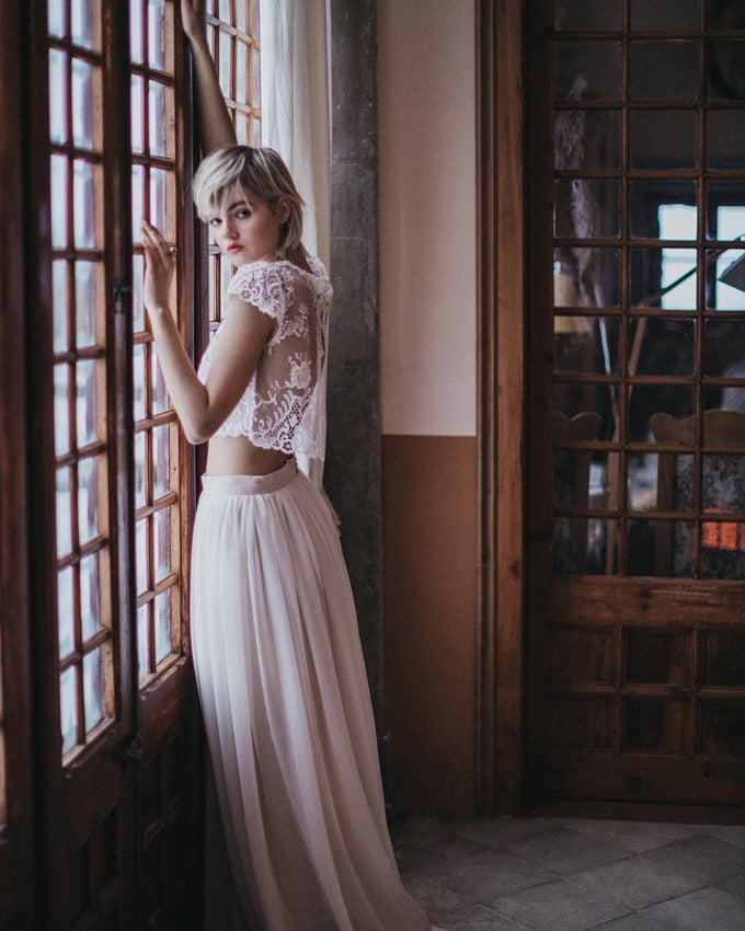 Fotos: Las firmas nupciales vascas avalan el vestido de novia con el que se volvería a casar Sara Carbonero