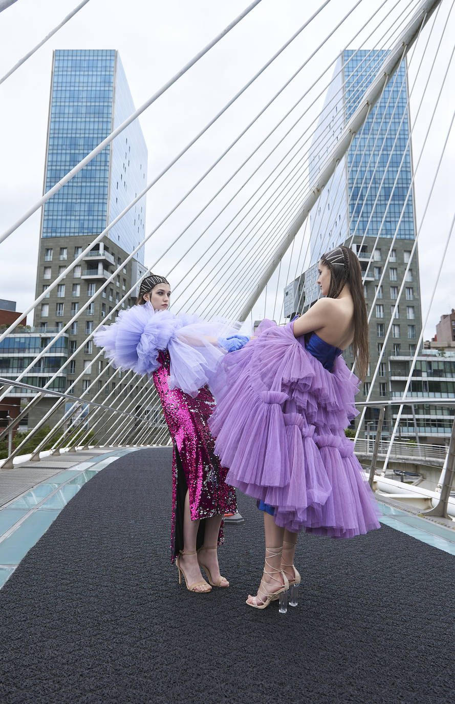 Fotos: Pasarela en un Bilbao desierto: así se interpreta el silencio que vivió la villa a través de la moda