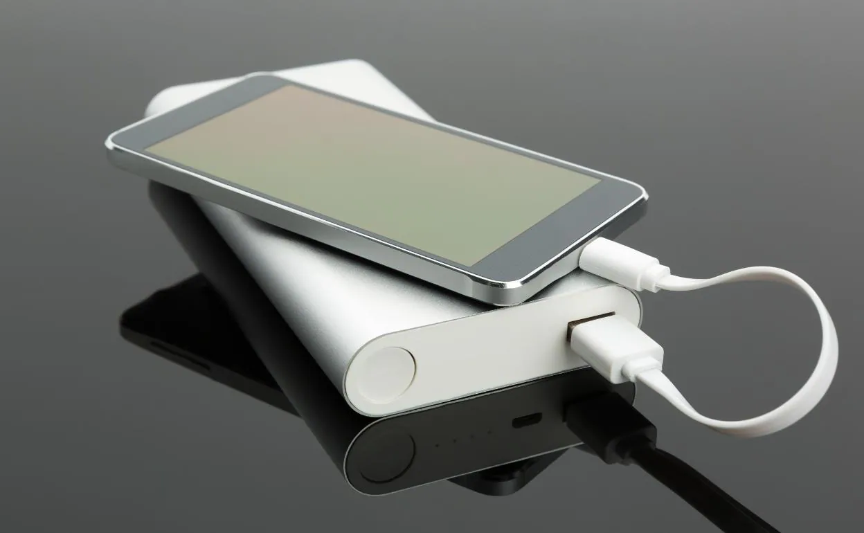 Batería externa inalámbrica para iPhone y Android