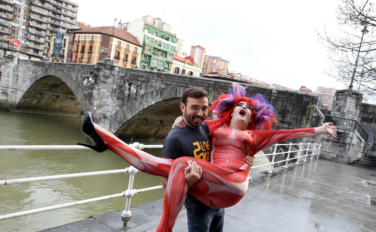 Yogurinha Borova en el festival de cine Zinegoak de Bilbao. 
