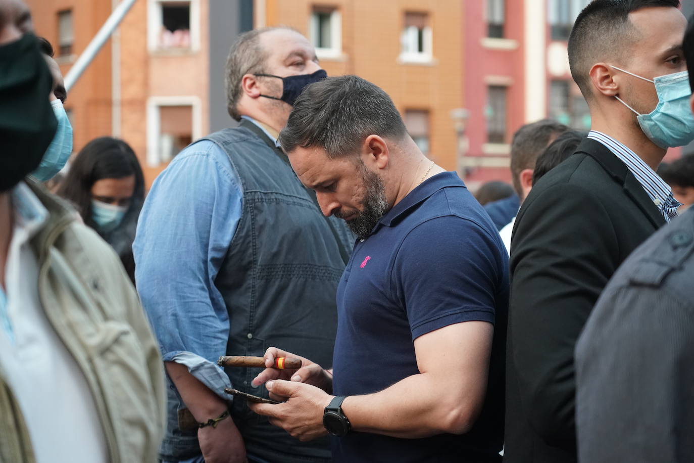 Fotos: El mitin de Vox en Sestao, en imágenes