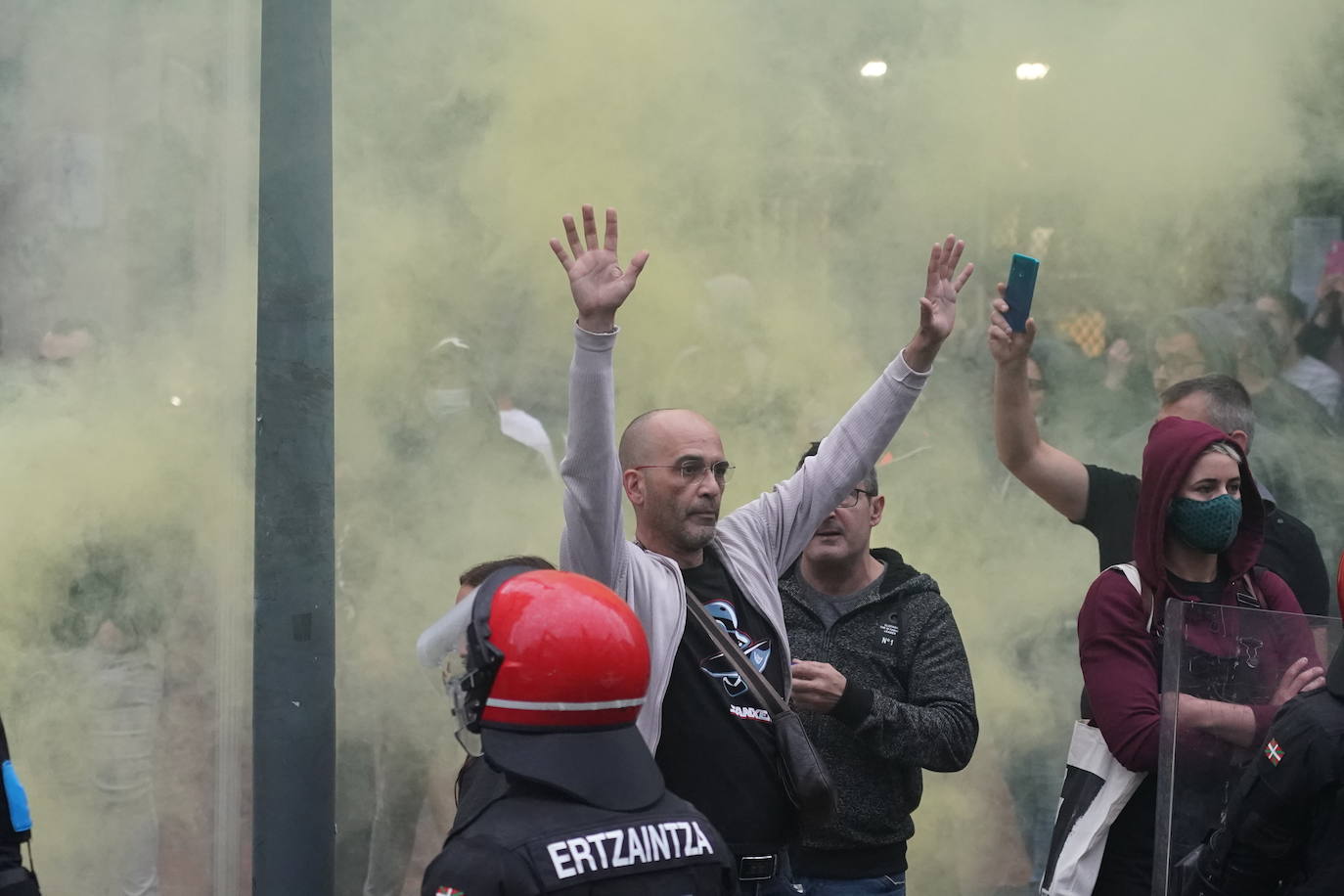 Fotos: El mitin de Vox en Sestao, en imágenes