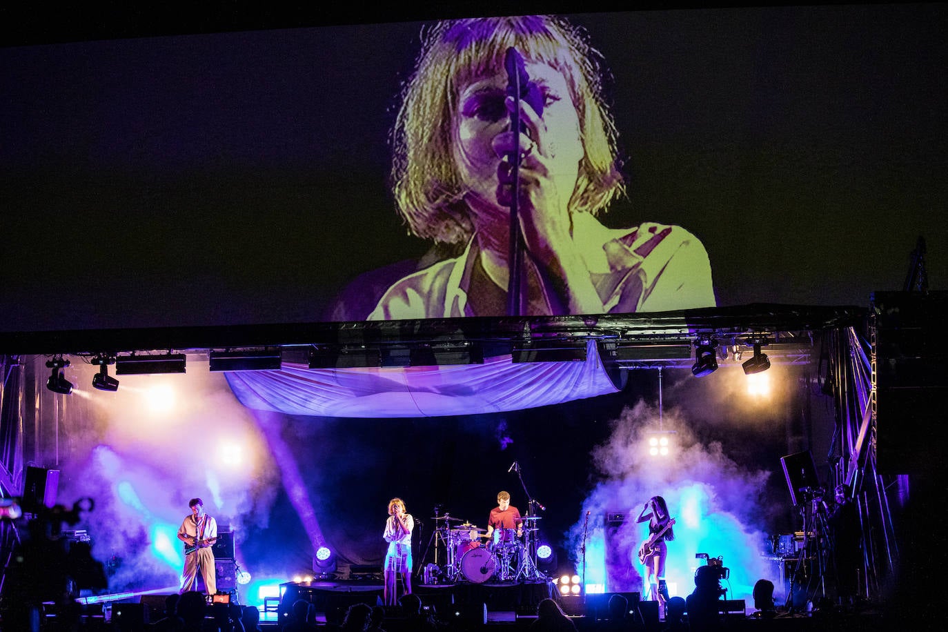 Fotos: Belako en el autocine de Getxo