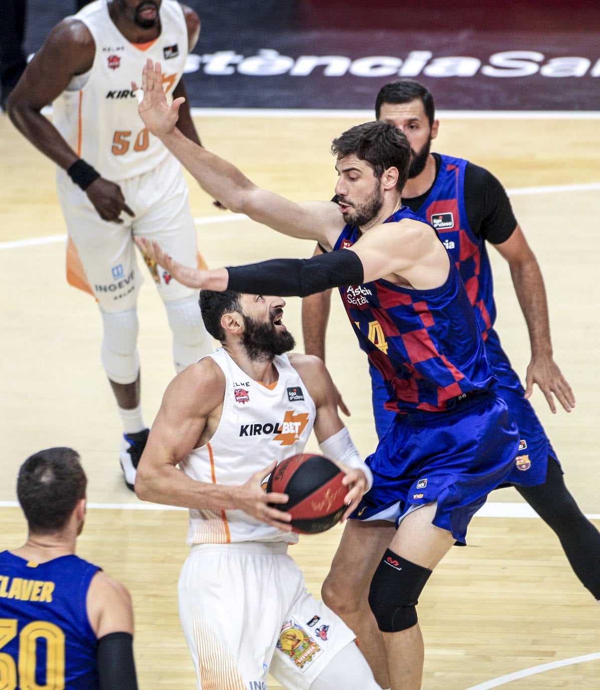 Las fotos del partido. 