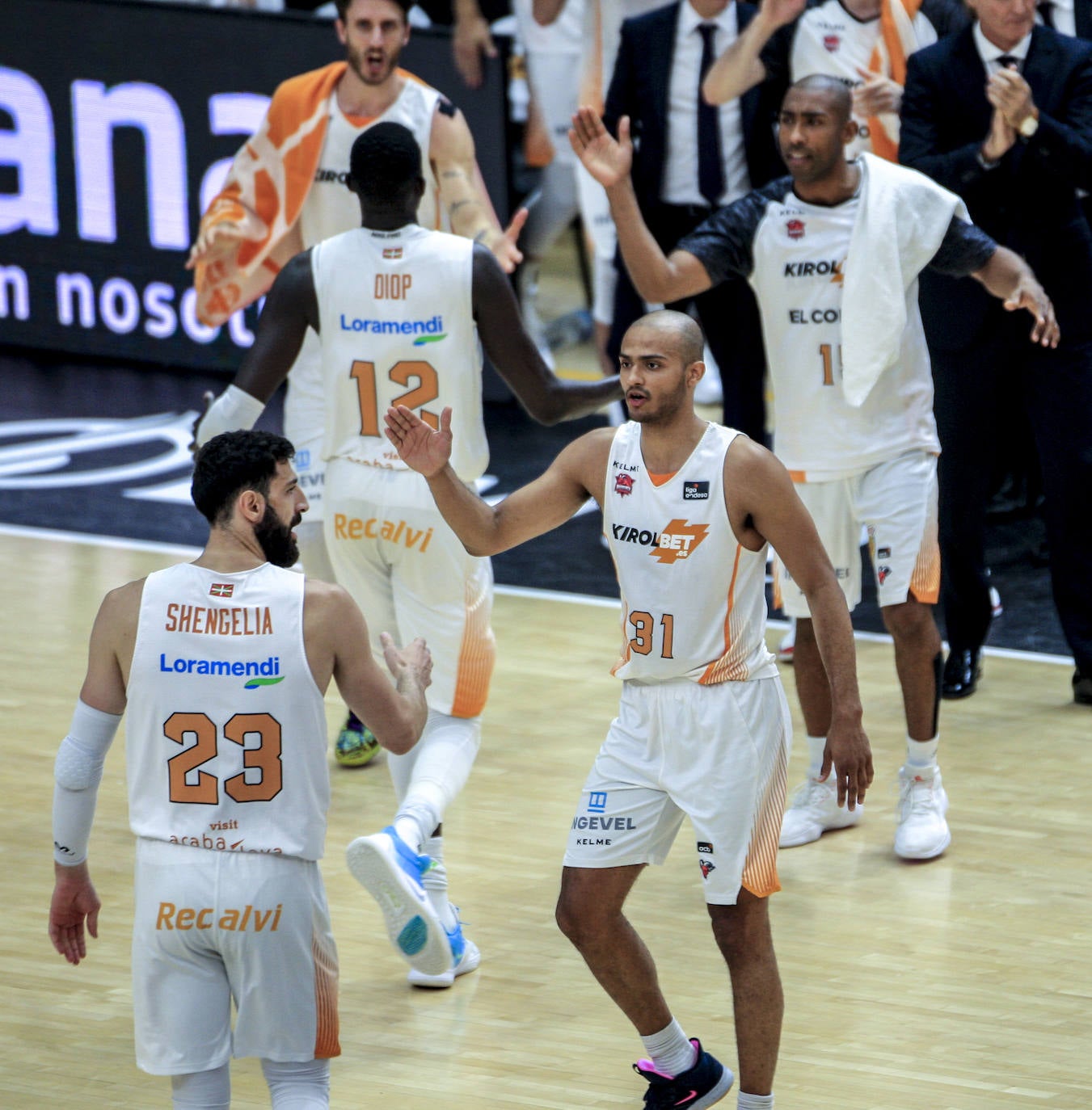 Las fotos del partido. 