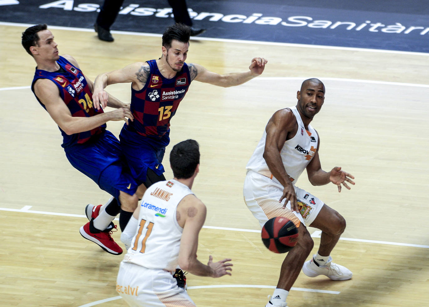 Las fotos del partido. 