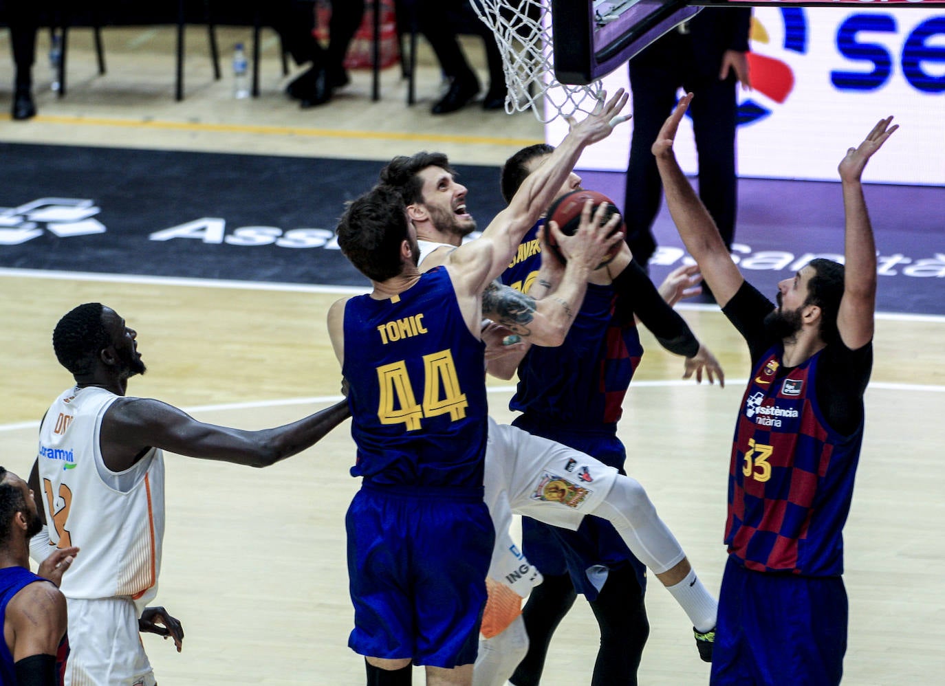 Las fotos del partido. 