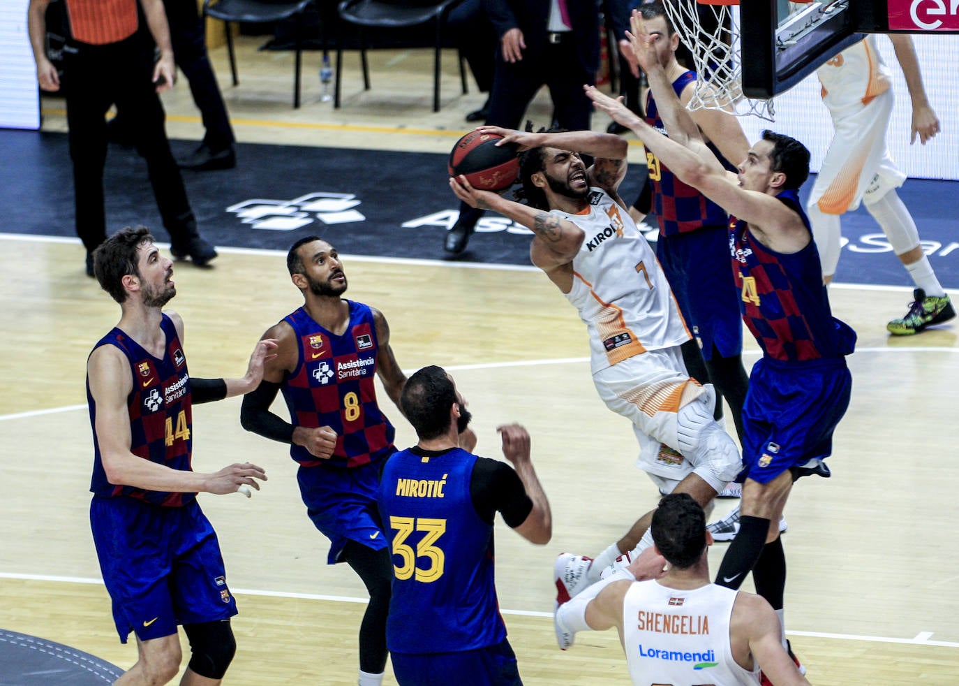 Las fotos del partido. 