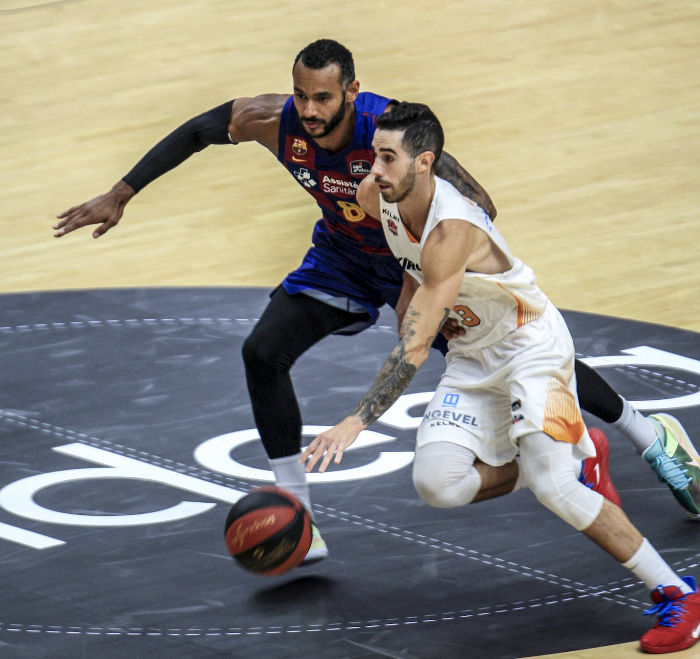 Las fotos del partido. 