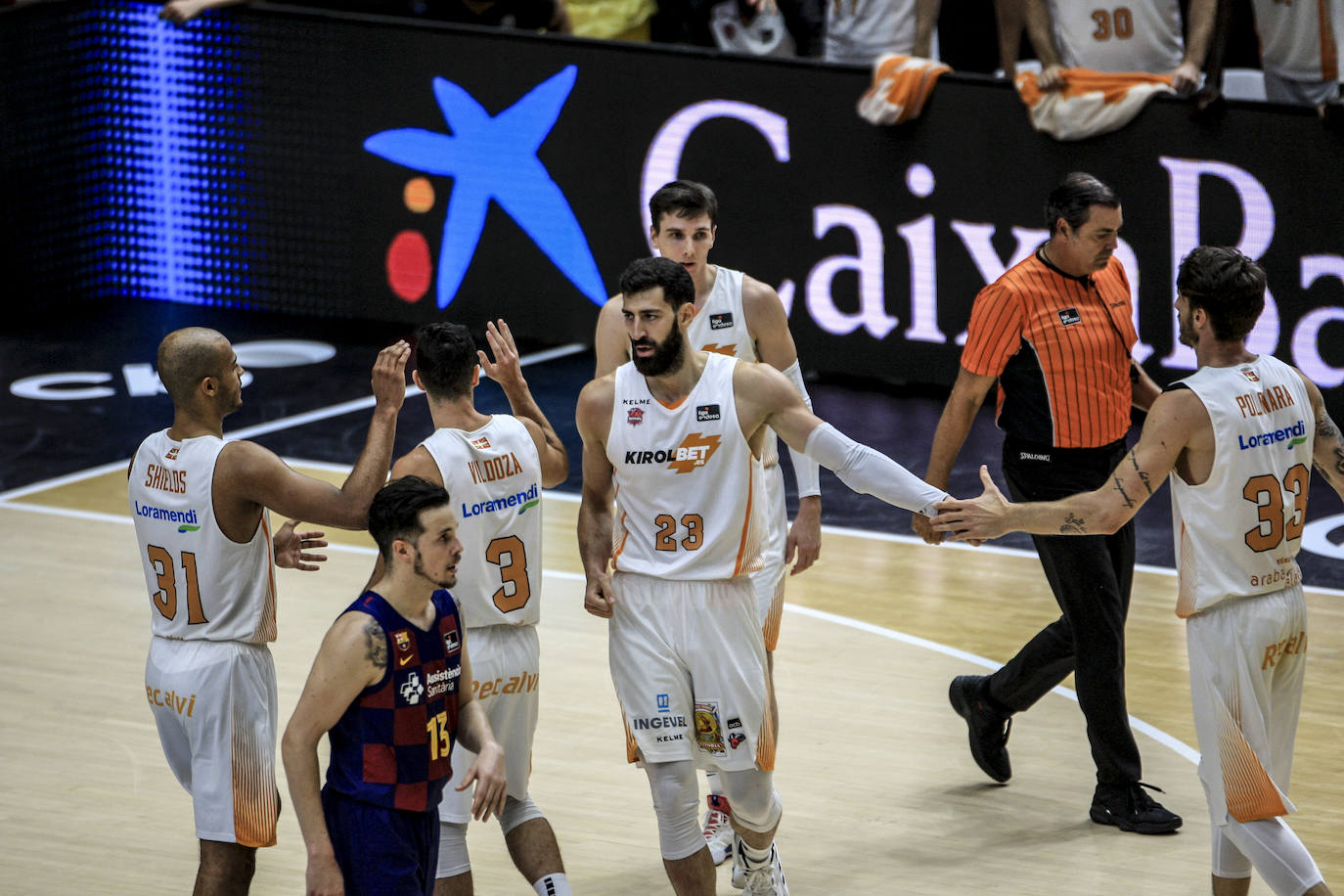 Las fotos del partido. 