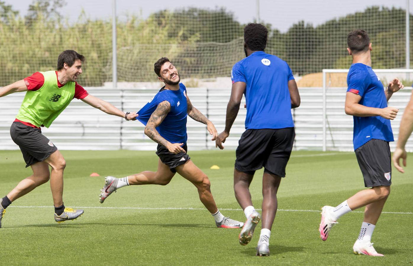 Positivismo en los entrenamentos previo al duelo ante el Sevilla