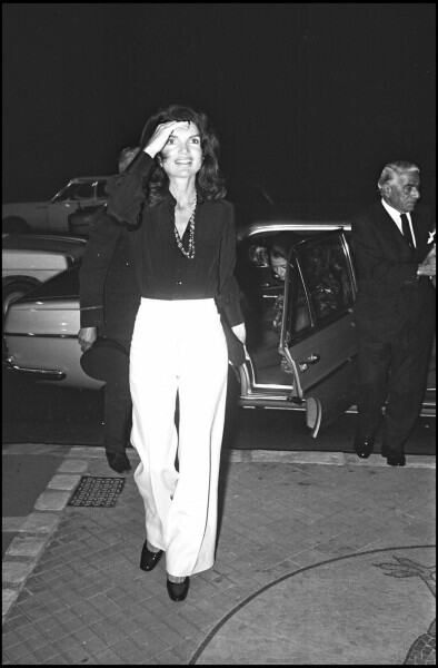 Jacqueline Kennedy con pantalones 'palazzo'