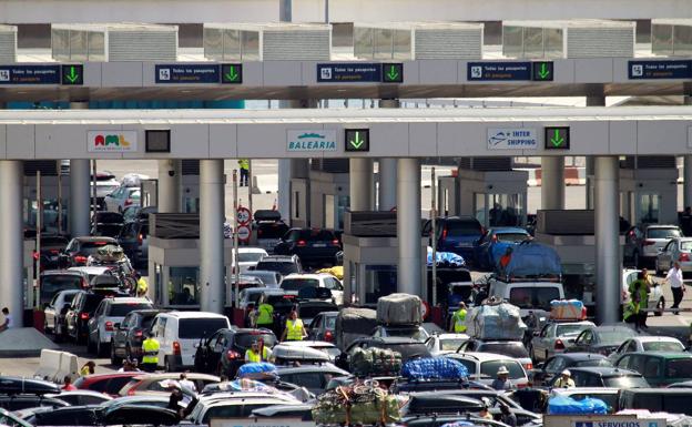 Operación Paso del Estrecho en Algeciras, en 2019.