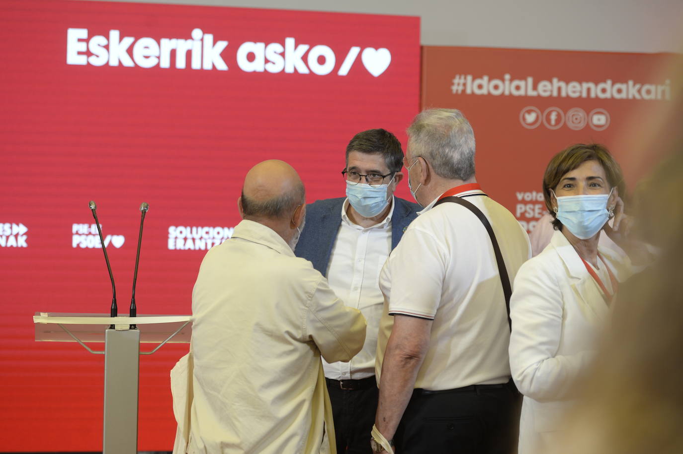 Fotos Elecciones Euskadi 2020: El PNV celebra el triunfo en las urnas