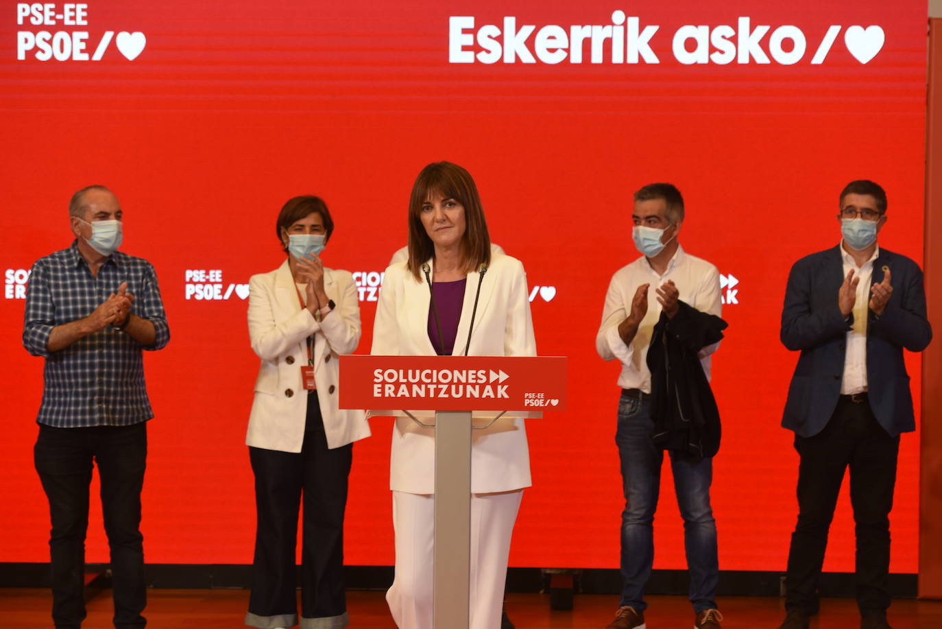 Fotos Elecciones Euskadi 2020: El PNV celebra el triunfo en las urnas