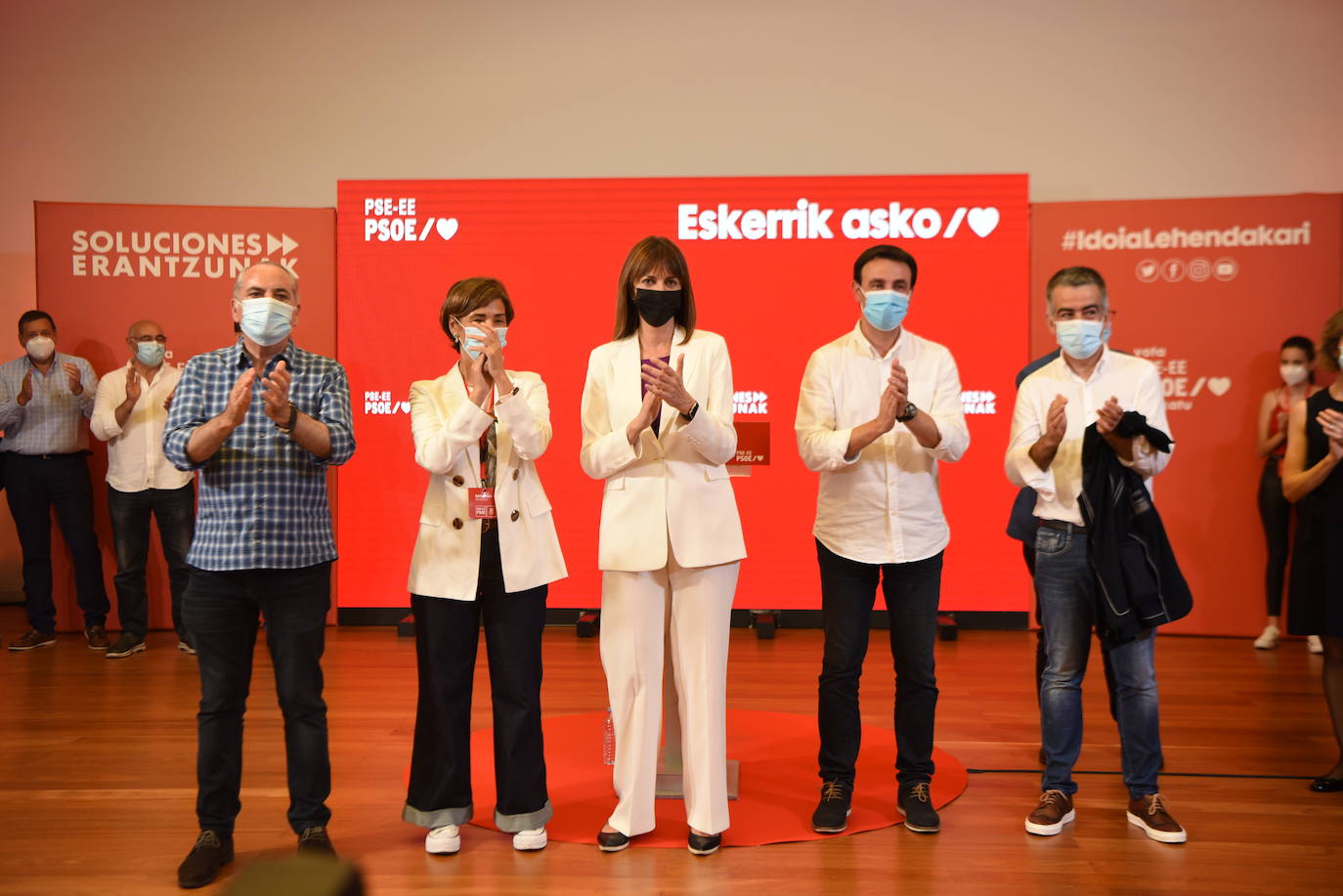 Fotos Elecciones Euskadi 2020: El PNV celebra el triunfo en las urnas