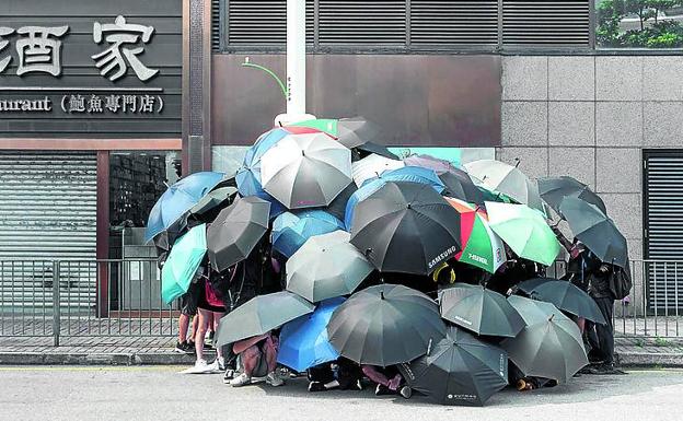 'How was your dream?' en las protestas de Hong Kong.