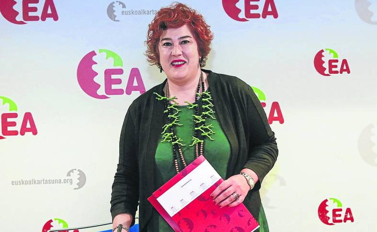 La actual secretaria general de EA, Eba Blanco.