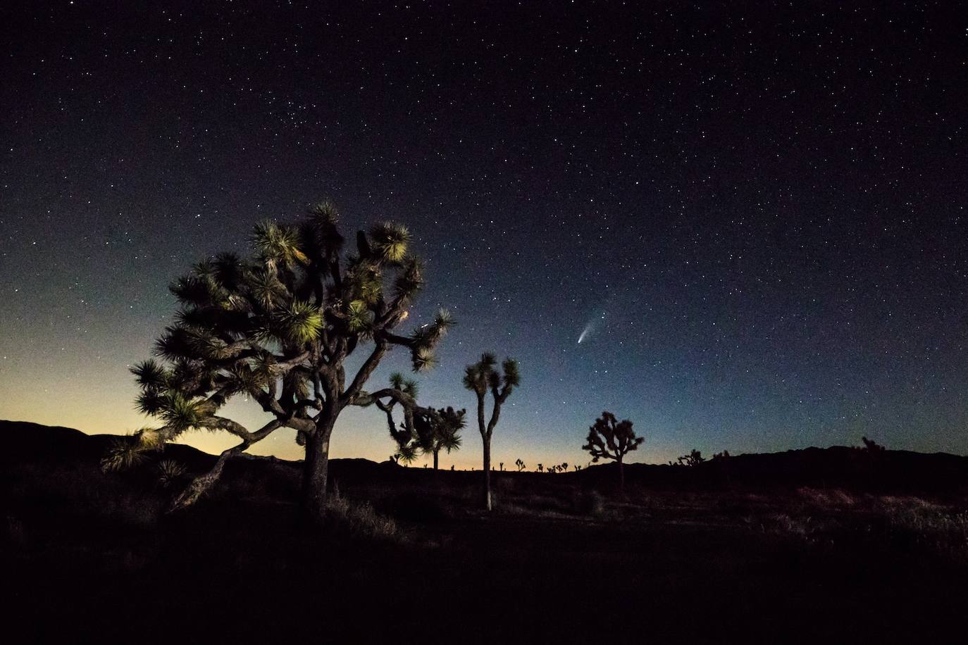 Fotos: El paso del cometa Neowise desde la Tierra, algo que no ocurría hace más de 20 años