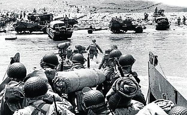 Imagen real del desembarco.