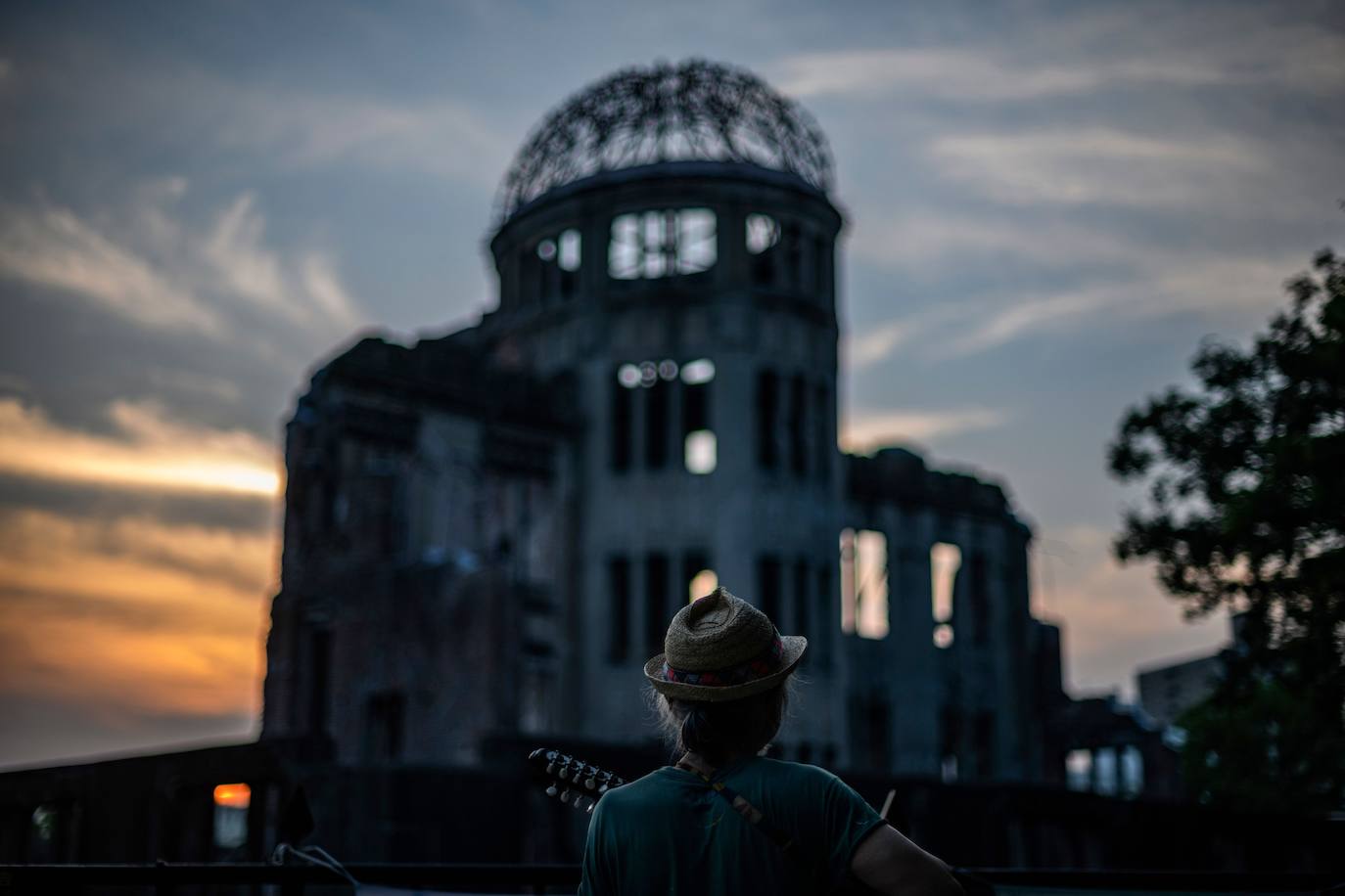 Fotos: Homenaje a las víctimas de la bomba atómica lanzada por EEUU en 1945