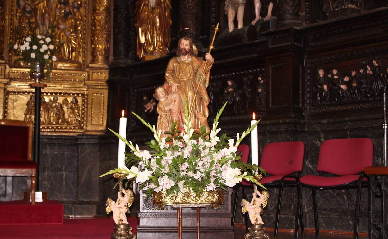 Imagen de San Roque, patrón de las fiestas que no se celebrarán.