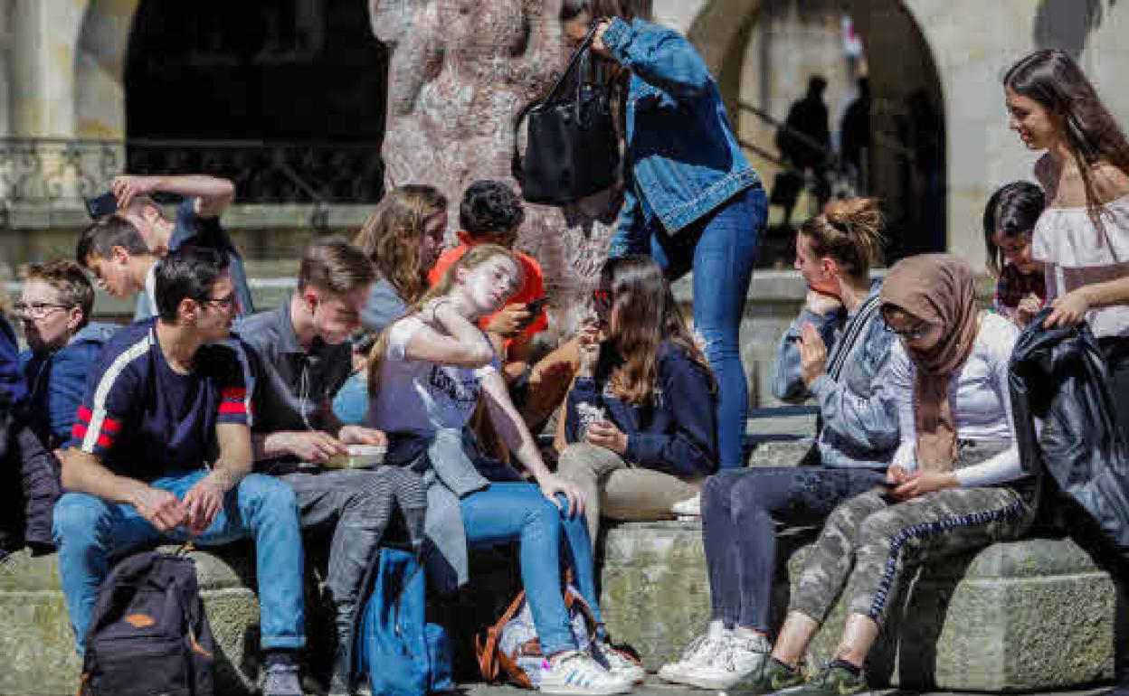 Plaza de los Fueros en Gernika 