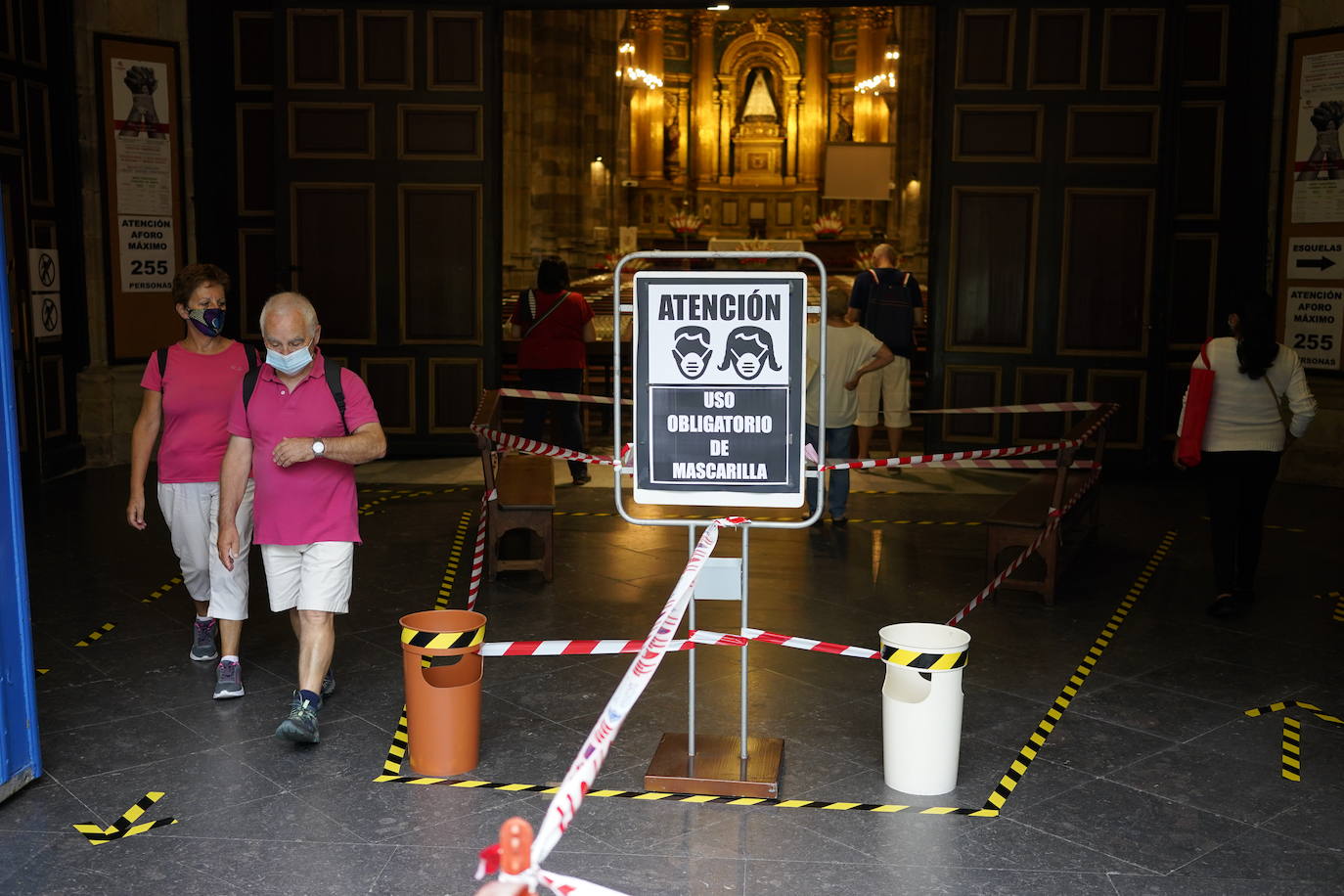 Fotos: Un día de la Virgen de Begoña atípico