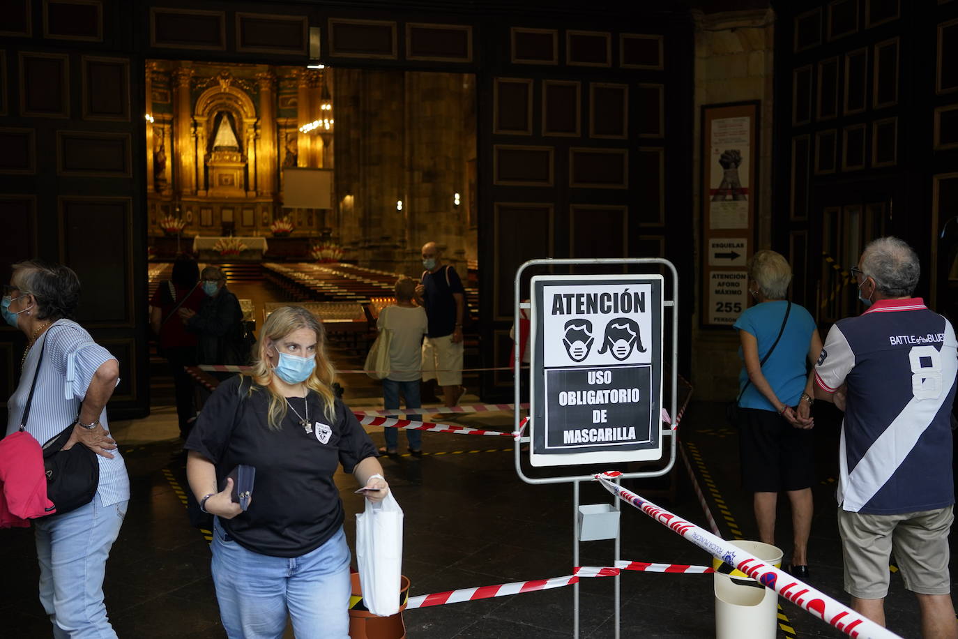 Fotos: Un día de la Virgen de Begoña atípico